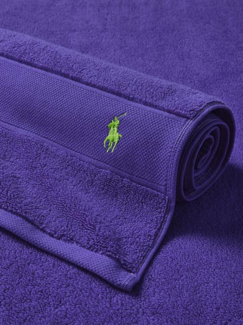 Ralph Lauren Polo Player Cotton Bath Mat - Chalet Purple