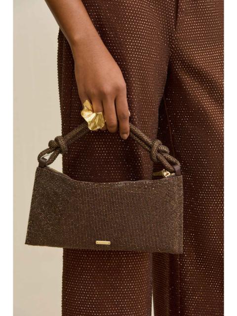 Cult Gaia HERA NANO RHINESTONE SHOULDER BAG