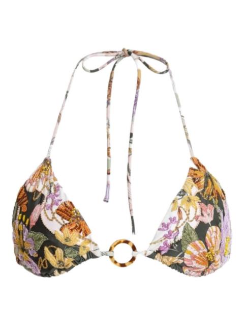 Agua by Agua Bendita Lolita floral-detail bikini