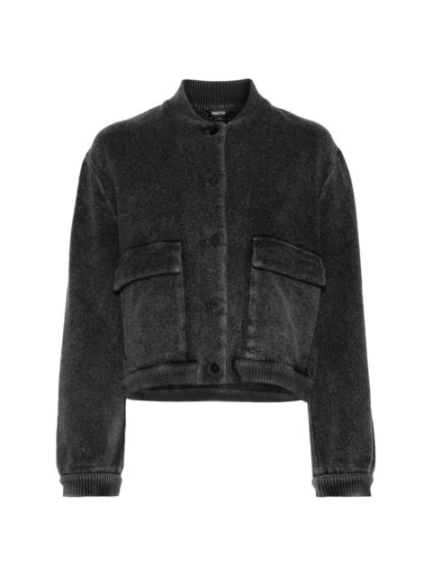 Avant Toi cropped bomber jacket