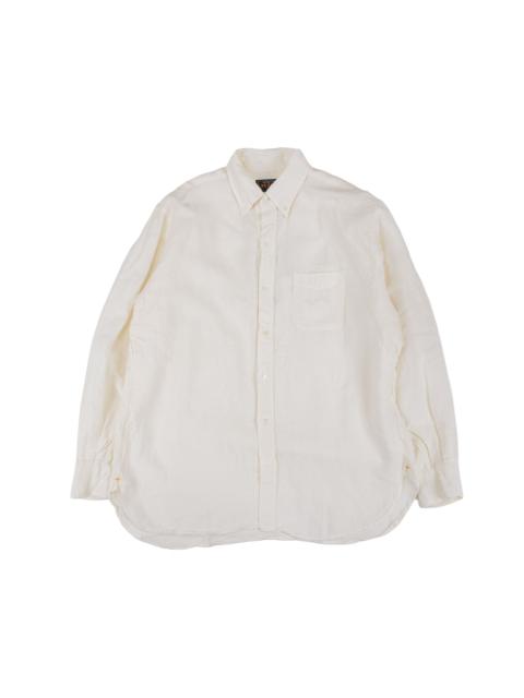 BEAMS PLUS B.D. Classic Fit Linen Chambray White
