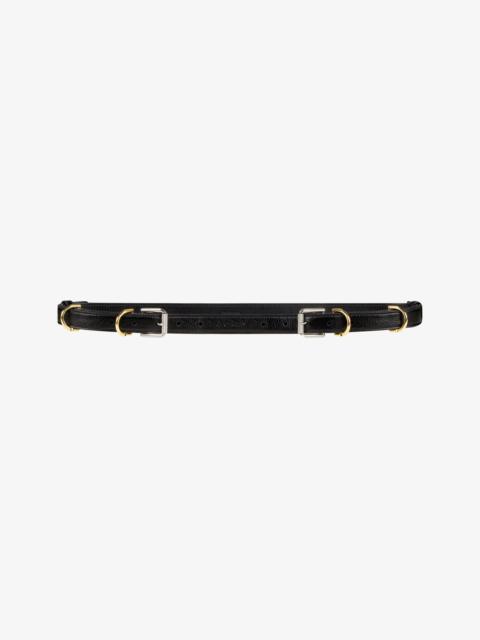 Givenchy VOYOU BELT IN LEATHER