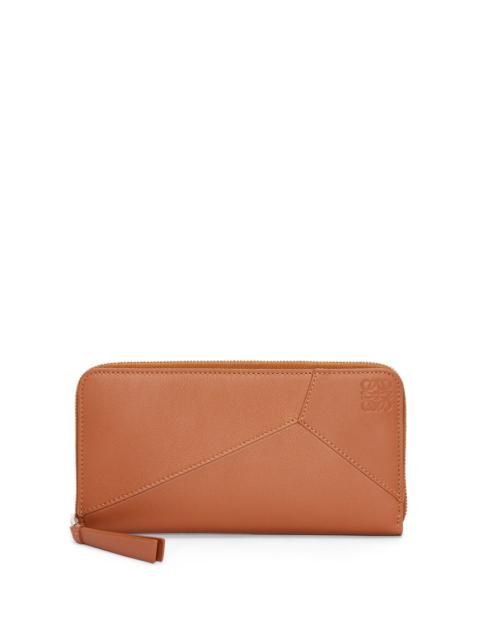 Loewe Puzzle Edge zip wallet in classic calfskin