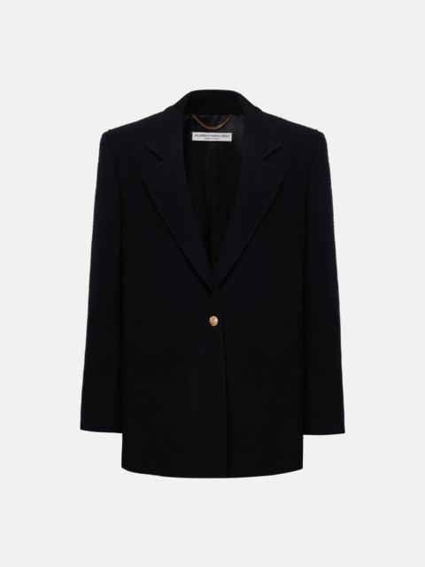 Alessandra Rich OVERSIZED TWEED BOUCLE JACKET