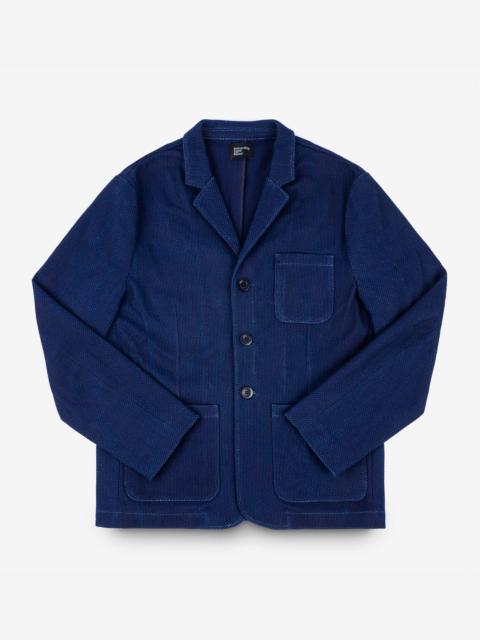 Iron Heart STF-SBZR-IND SaturdayTypeFever - Sashiko Blazer - Indigo