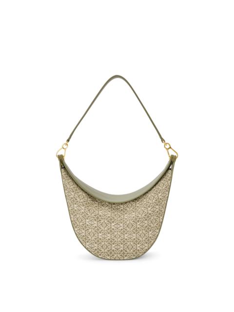 Loewe LOEWE Luna bag in Anagram jacquard and classic calfskin