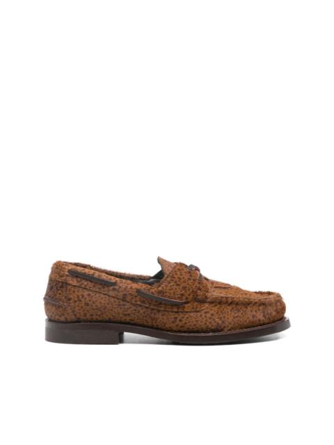 HEREU Saler braided lace-up loafers