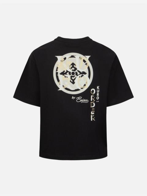 EVISU Logo and Kamon Print T-shirt