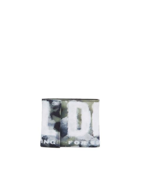 Diesel Rave logo-print bi-fold wallet