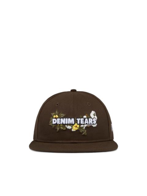 DENIM TEARS floral logo adjustable cap