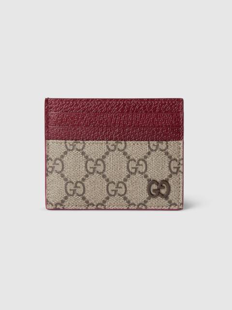 GUCCI GG card case with GG detail