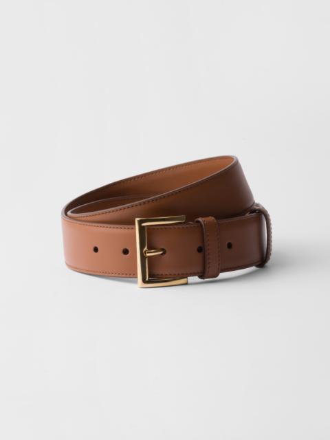 Leather belt