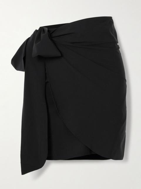 Hunza G Stretch-jersey pareo Black