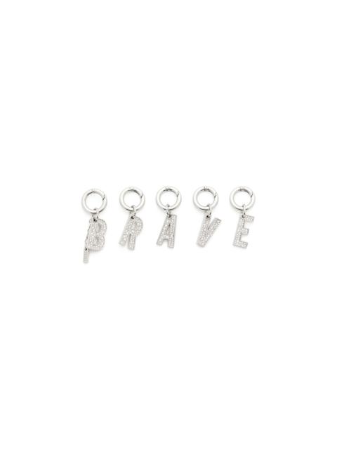 Diesel METAL BRAVE CHARMS WITH RHINESTONES