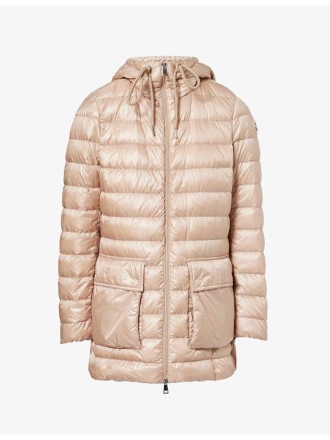 Moncler Jasmin Hooded Shell-Down Parka