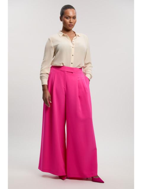 KAREN MILLEN Plus Size Soft Tailored Wide Leg Trouser