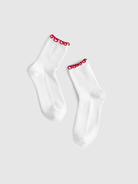 Madewell Lettuce-Trim Ankle Socks