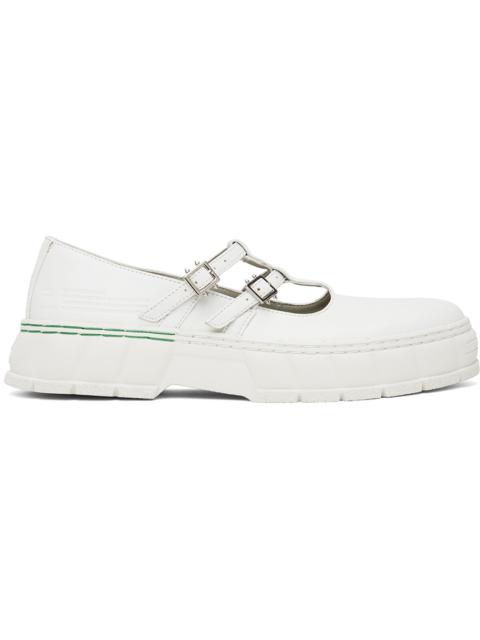 VIRÓN White 2001 Apple Mary Jane Loafers