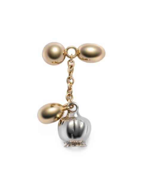 Lemaire thistle buttonhole ornament in brass