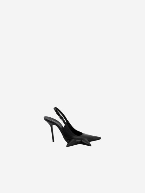 サンダル・ミュール Coperni CRYSTAL EMBELLISHED STAR CUT OUT LOW STILETTO Gloss Star Cut-Out Low Stiletto – Coperni