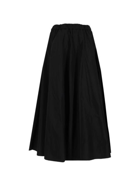 Aspesi elasticated flared maxi skirt
