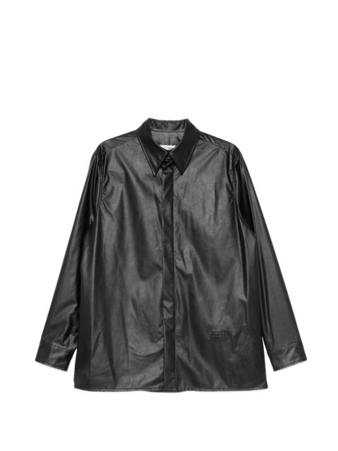 MM6 Maison Margiela Mm6 Maison Margiela Logo-embossed Shirt