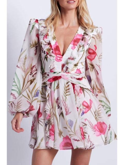 PatBO Viera V-Neck Mini Dress