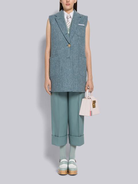 Thom Browne School Uniform Twill Sleeveless Sack Sport Coat