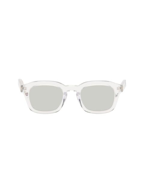 Thom Browne Transparent Acetate Rectangular Sunglasses