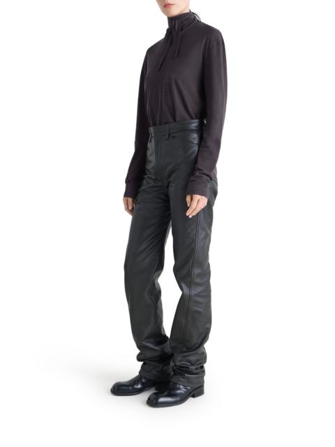 Lemaire LONG SLEEVE FOULARD TOP IN JERSEY