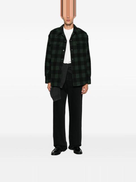 AMI Paris Wool checkec shirt