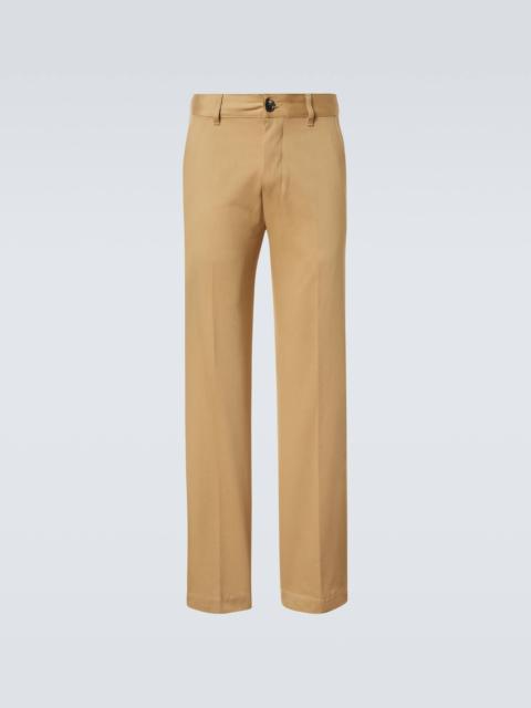 AMI Paris Cotton satin chinos