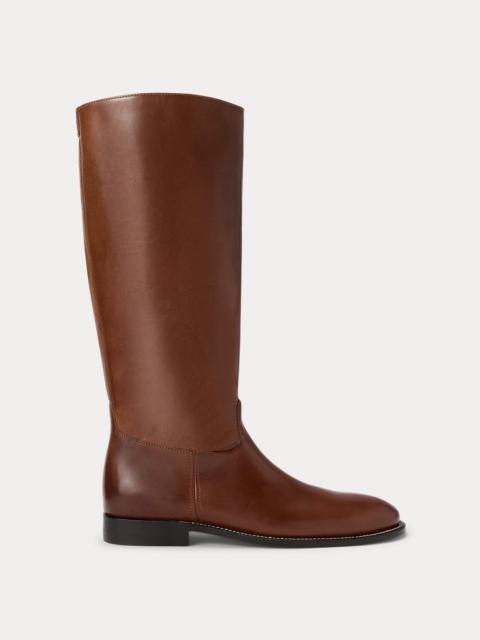 Polo Ralph Lauren Burnished Leather Tall Boot