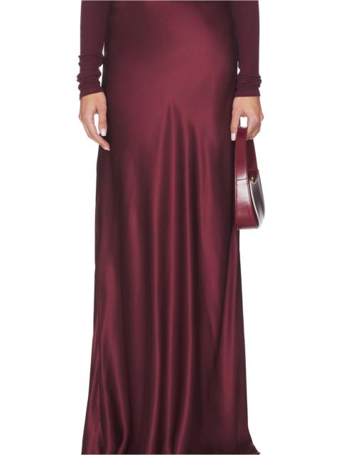Enza Costa Silk Full Length Skirt