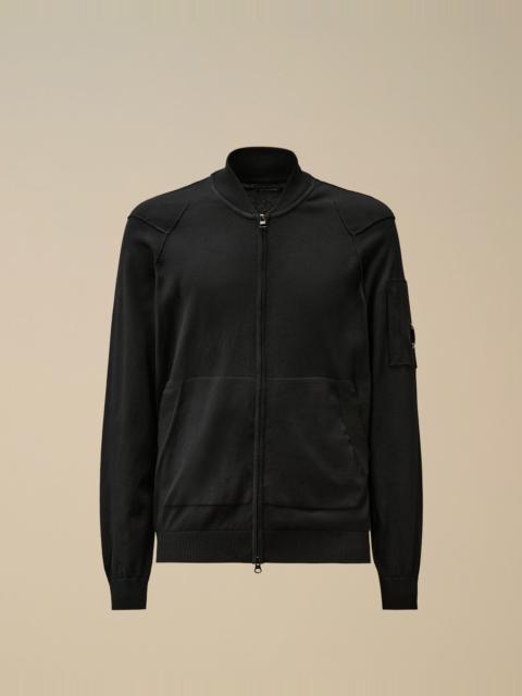C.P. Company Sea Island Full Zip Lens Cardigan