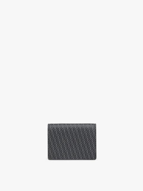FENDI Black leather tri-fold wallet