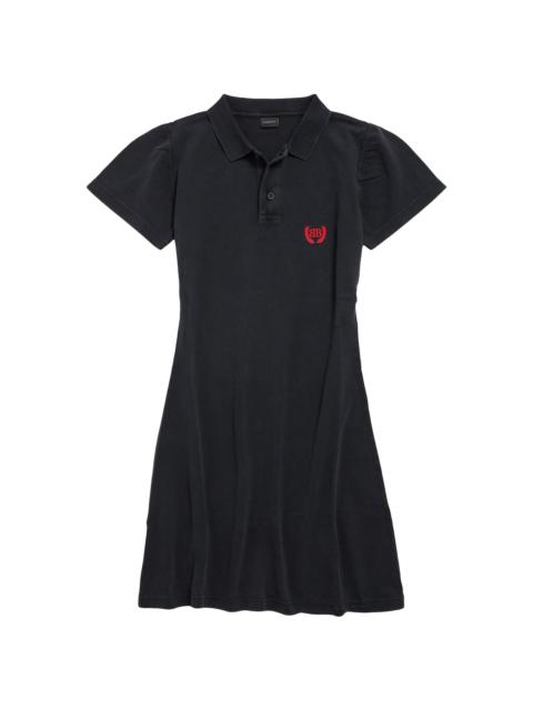 BALENCIAGA Women's Polo Mini Dress - Black