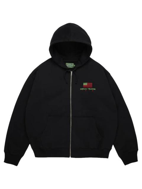 DENIM TEARS Pan African Zip Hoodie "Black" DT917