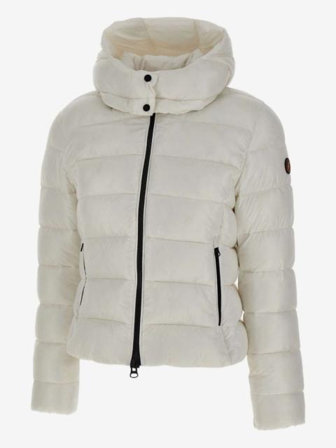 Save The Duck horizontal-quilted hooded puffer jacket