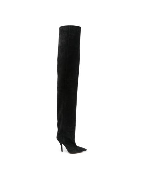 PARIS TEXAS 110mm suede boots