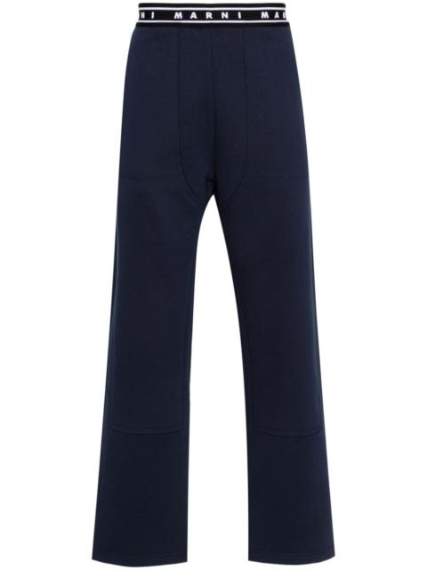 Marni logo-waistband jersey track pants