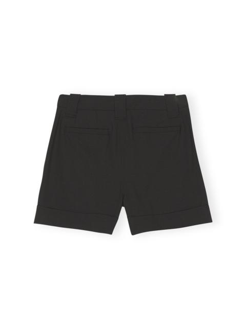 GANNI DRAPEY MELANGE SHORTS