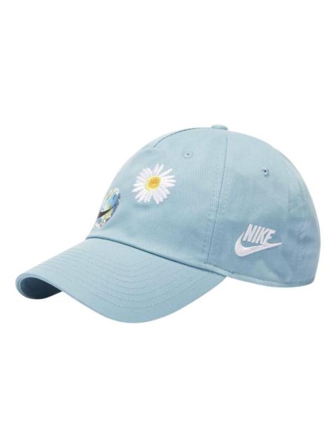 Nike (WMNS) Nike Sportswear Heritage86 Smile Floral Hat Cap 'Blue' DR2945-494