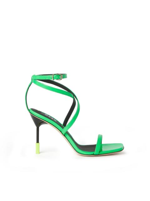 MSGM Sandal with "Iconic MSGM" heel