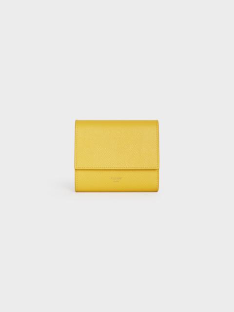 CELINE SMALL TRIFOLD WALLET IN GRAINED CALFSKIN