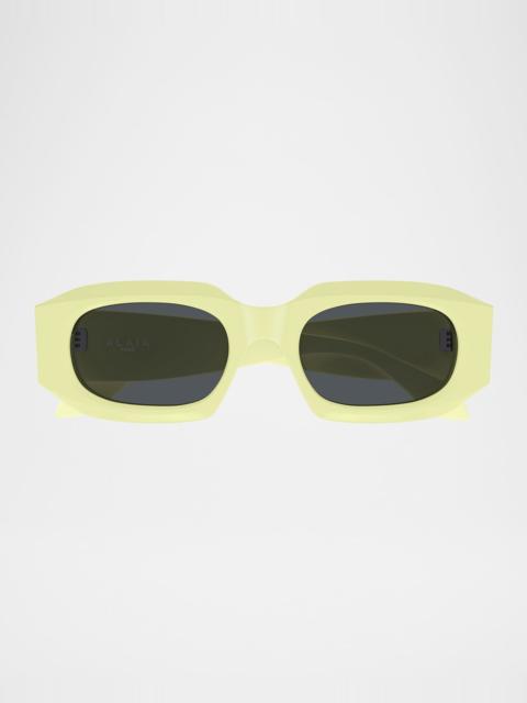 Alaïa Acetate Rectangle Sunglasses