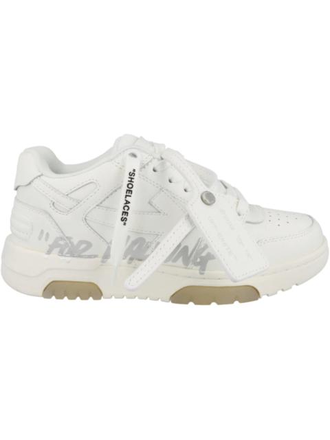 Off-White OFF-WHITE Out Of Office OOO "For Walking" Low Tops White Grey (Women's)
