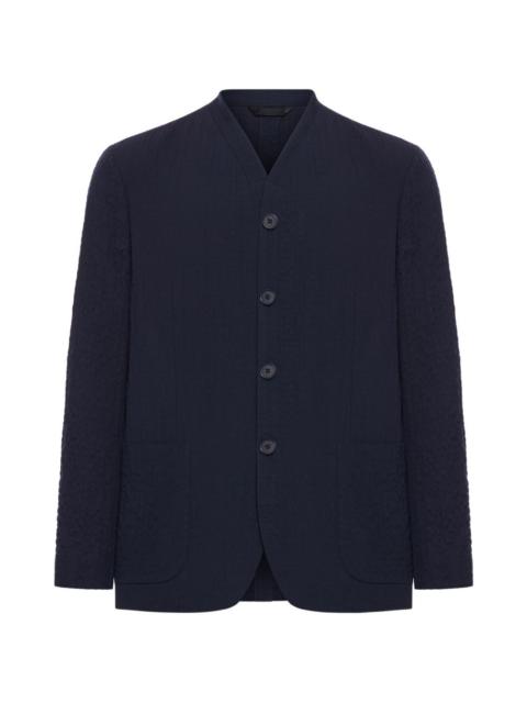 GIORGIO ARMANI mandarim-collar jacket