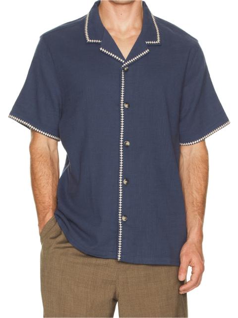 Marine Layer Embroidered Resort Shirt