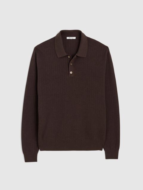Madewell Long-Sleeve Polo Shirt